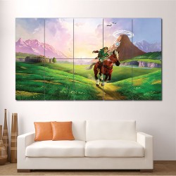 The Legend of Zelda Ocarina of Time Wand-Kunstdruck Riesenposter (P-1611)