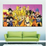 Dragon Ball Z Goku Characters Block Giant Wall Art Poster 