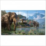 Far Cry 4 Elephants Wand-Kunstdruck Riesenposter