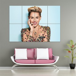 Sexy Miley Cyrus Block Giant Wall Art Poster (P-1617)