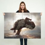 Bahubali Wand-Kunstdruck Riesenposter