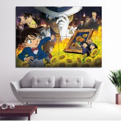 Case Closed Detective Conan - Sunflowers Of Inferno Block Giant Wall Art Poster (P-1624)