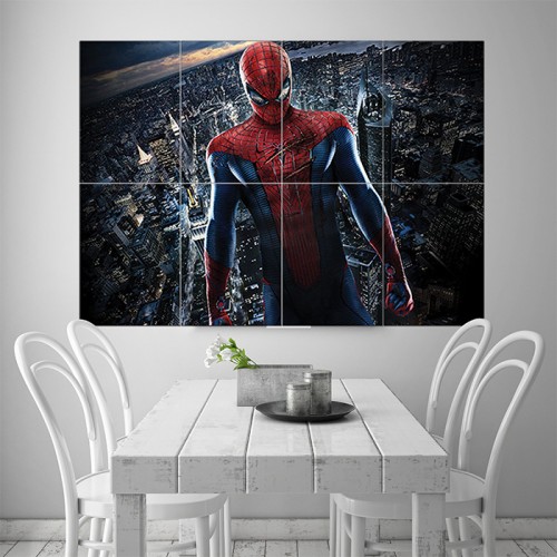 Amazing Spiderman Block Giant Wall Art Poster 