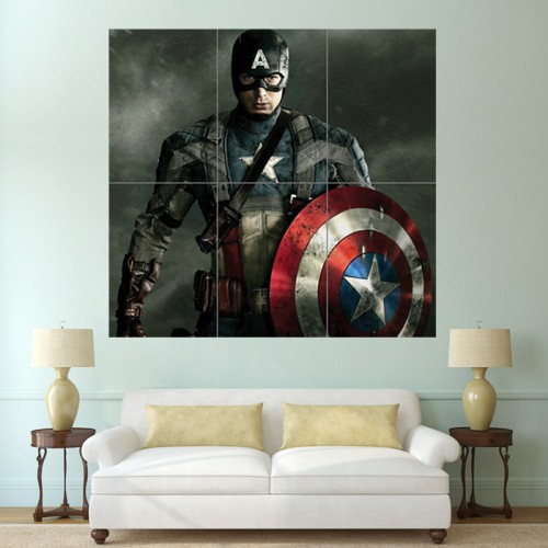 Captain America Wand-Kunstdruck Riesenposter 