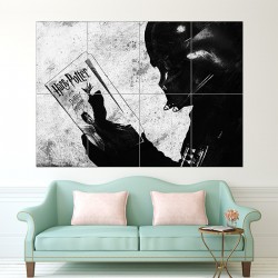 Darth Vader reading Harry Potter Block Giant Wall Art Poster (P-1641)