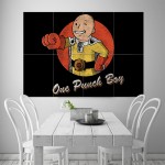 One Punch Man Saitama Anime #6 Wand-Kunstdruck Riesenposter