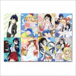 Nisekoi Anime Characters Wand-Kunstdruck Riesenposter