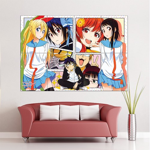 Nisekoi , Anime , Wand-Kunstdruck , Riesenposter