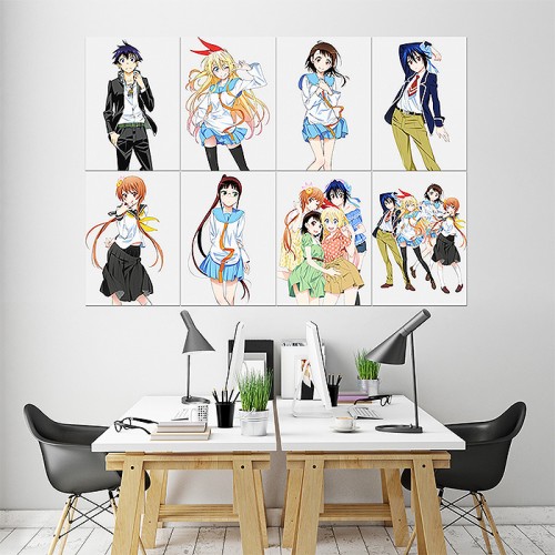 Nisekoi , Anime , Wand-Kunstdruck , Riesenposter