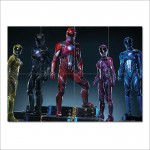 Mighty Morphin Power Rangers Block Giant Wall Art Poster 