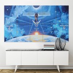 Spirit of Iridium robert mcCall Wand-Kunstdruck Riesenposter