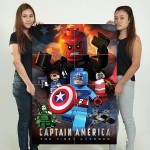 Lego Capitan America Wand-Kunstdruck Riesenposter