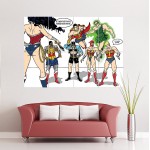 Wonder Woman If I Don’t Get Pants Nobody Gets Pants Wand-Kunstdruck Riesenposter 