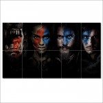 Warcraft Garona Anduin Lothar Wand-Kunstdruck Riesenposter 