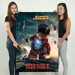 Lego Iron Man 3 Wand-Kunstdruck Riesenposter