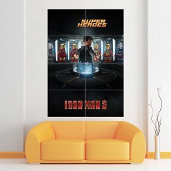 Lego Iron Man 3 #1 Block Giant Wall Art Poster (P-1684)