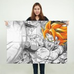 Dragon ball Z Anime Block Giant Wall Art Poster 