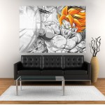 Dragon ball Z Anime Block Giant Wall Art Poster 