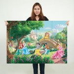 Disney Prinzessin Palace Pets Wand-Kunstdruck Riesenposter