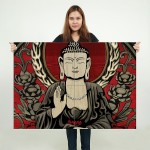 Creative Buddha Block Giant Wall Art Poster