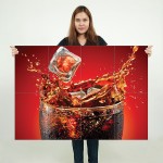 Coca Cola Block Giant Wall Art Poster