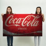 Coca Cola Classic Vintage Block Giant Wall Art Poster