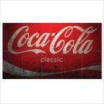 Coca Cola Classic Vintage Block Giant Wall Art Poster