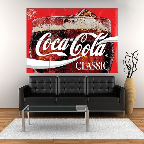 Products Coca Cola Block Giant Wall Art Poster