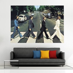 The Beatles Abbey Road Album Cover Block Giant Wall Art Poster (P-1709)