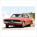 Dukes of Hazzard Dodge Charger Block Giant Wall Art Poster