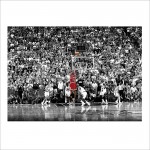 Michael Jordan Basketball Block Giant Wall Art Poster