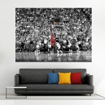 Michael Jordan Basketball Block Giant Wall Art Poster