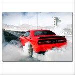 Dodge Charger Car Hellcat Block Giant Wall Art Poster 