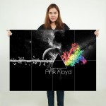 Pink Floyd Dark Side of the Moon Block Giant Wall Art Poster 