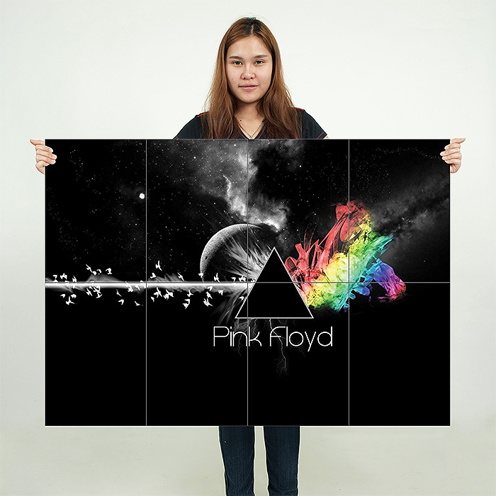 Pink Floyd The Wall Block Giant Wall Art Poster