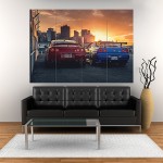 Nissan Skyline GTR R34 R35 Japan Cars Wand-Kunstdruck Riesenposter 