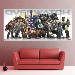 Overwatch Character Wand-Kunstdruck Riesenposter (P-1721)