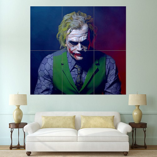 โปสเตอร์ ขนาดใหญ่ โจ๊กเกอร์ Joker Batman Heath Ledger 