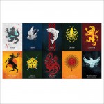 Game of Thrones - House Sigils Block Giant Wall Art Poster 