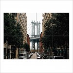 Brooklyn Bridge in New York Wand-Kunstdruck Riesenposter 