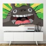 โปสเตอร์ ขนาดใหญ่ ภาพการ์ตูน โทโทโร่เพื่อนรัก Anime Totoro 