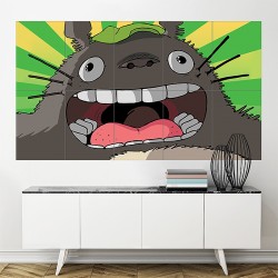 โปสเตอร์ ขนาดใหญ่ ภาพการ์ตูน โทโทโร่เพื่อนรัก Anime Totoro  (P-1728)