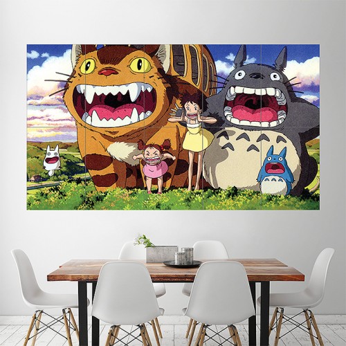 โปสเตอร์ ขนาดใหญ่ ภาพการ์ตูน โทโทโร่เพื่อนรัก My Neighbor Totoro