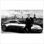 James Bond 007 Spectre Movie Wand-Kunstdruck Riesenposter