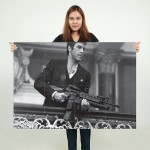 Scarface Tony Montana Al Pacino Block Giant Wall Art Poster