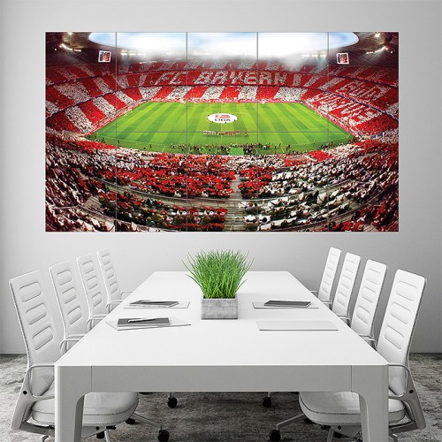 FC Bayern Munich Allianz Arena germany football soccer Kunstdruck Riesenposter 