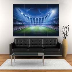 Football Stadium Soccer Kunstdruck Riesenposter (P-1736)