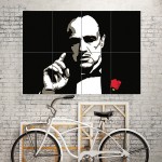 Der Pate - The Godfather Wand-Kunstdruck Riesenposter