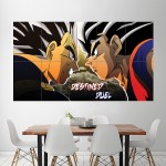 Dragon Ball z Goku Vegeta Block Giant Wall Art Poster