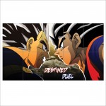 Dragon Ball z Goku Vegeta Block Giant Wall Art Poster